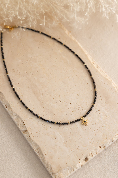 Collier Stella et Aguila Onyx noir