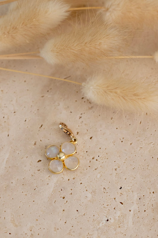 Pendentif charm pierre de lune