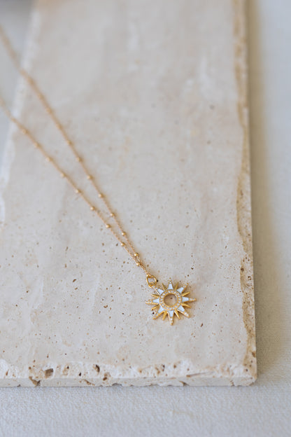 Collier chaîne Sunny plaqué or 14K, 3 microns