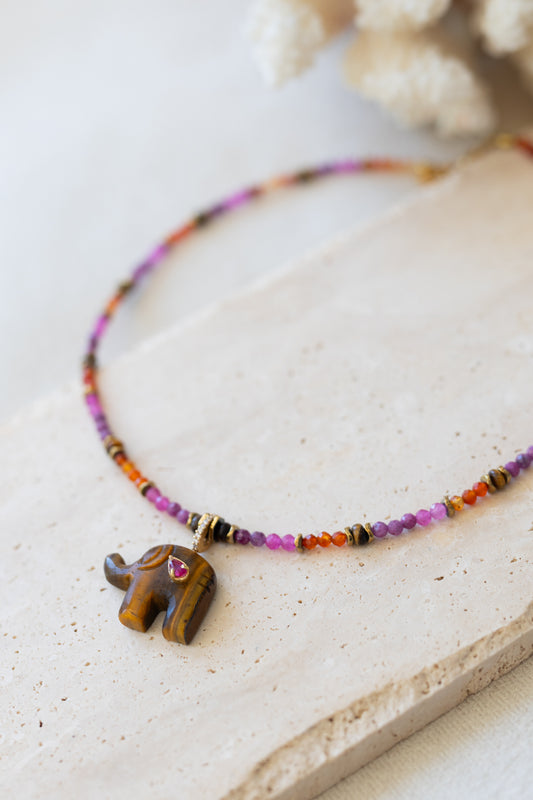 Collier Nala oeil du Tigre