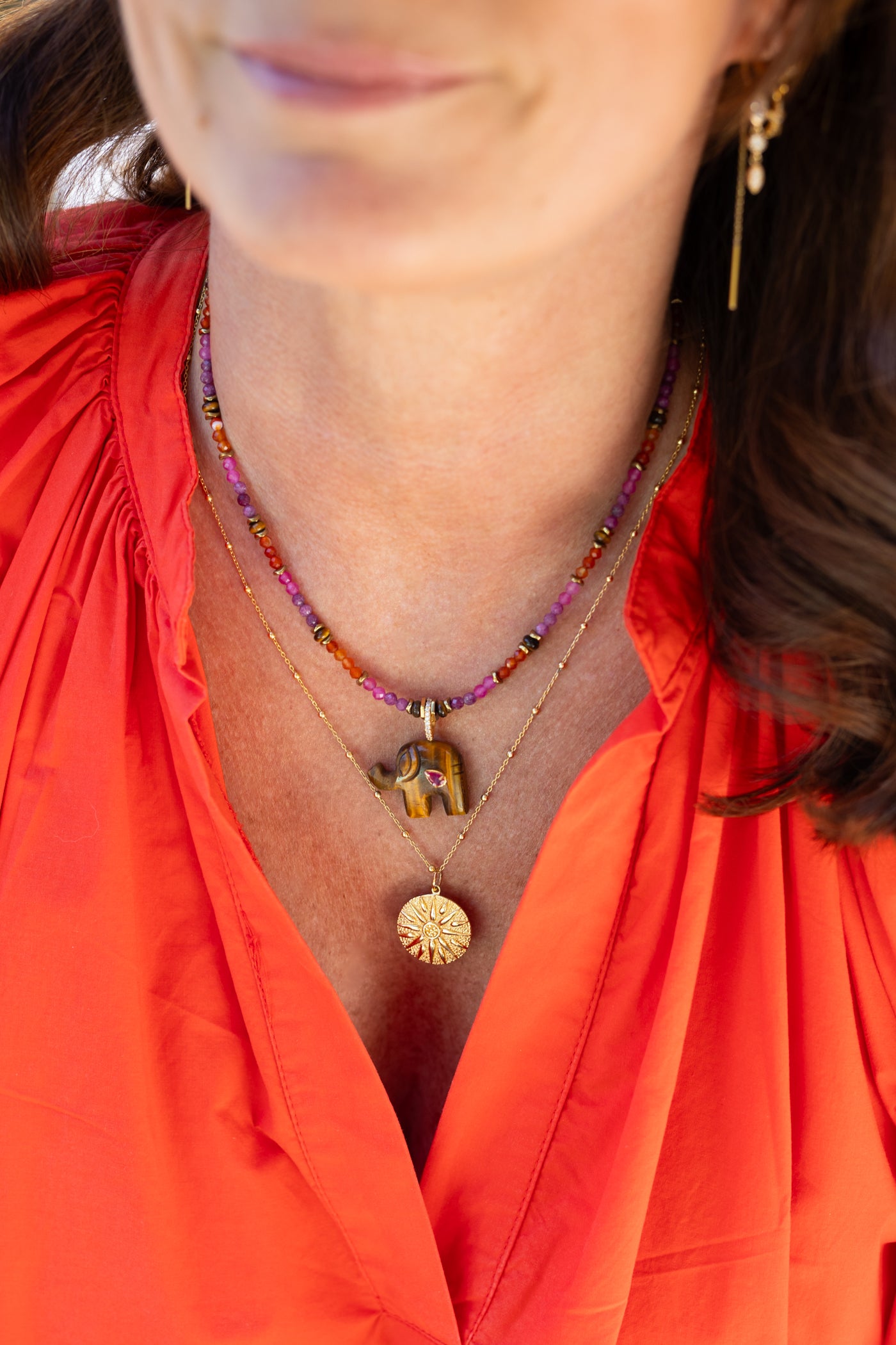 Collier Nala oeil du Tigre