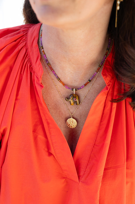 Collier Nala oeil du Tigre