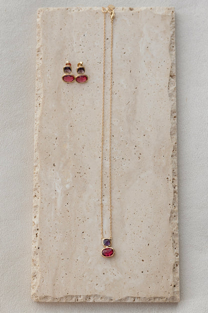 Collier Nora Genat améthyste