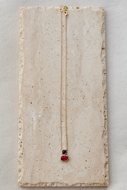 Collier Nora Genat améthyste