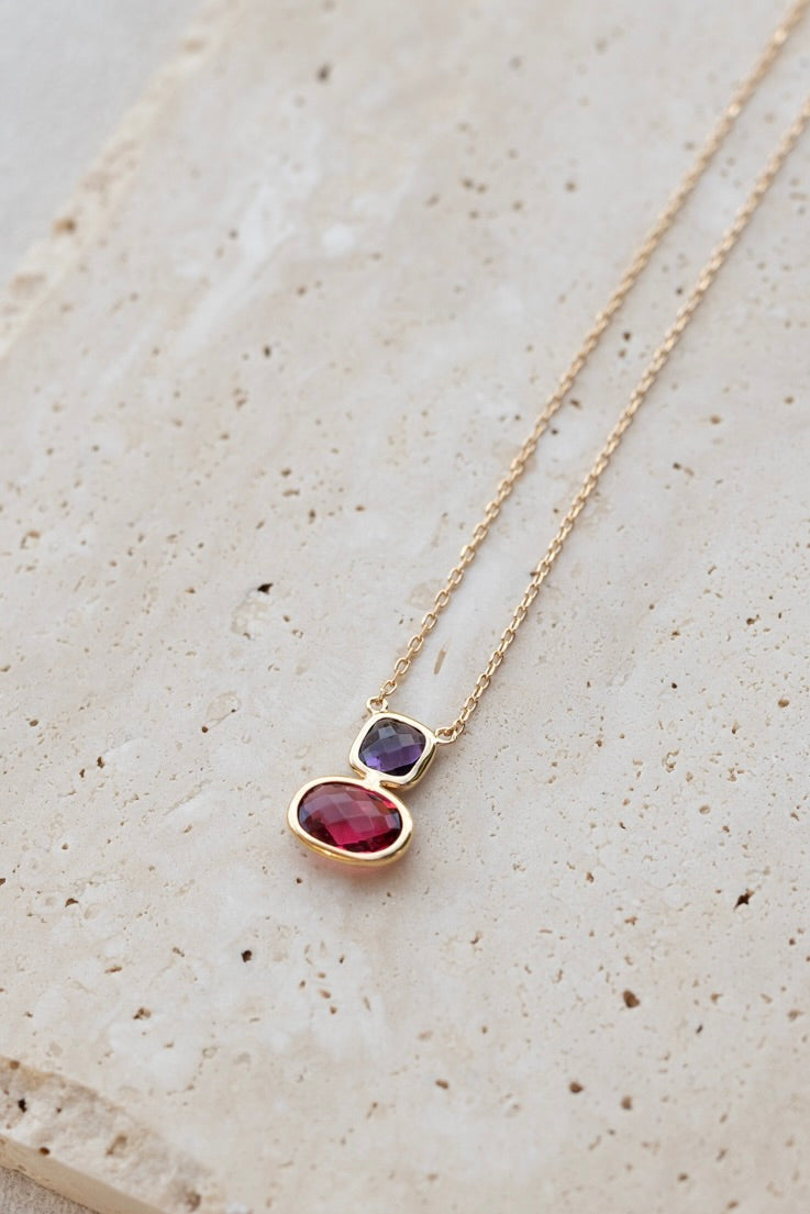 Collier Nora Genat améthyste