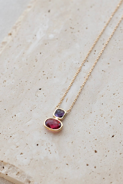 Collier Nora Genat améthyste