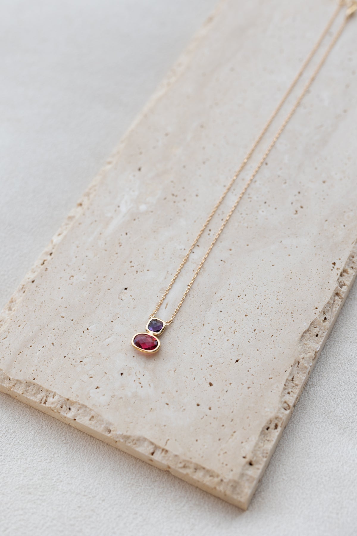 Collier Nora Genat améthyste