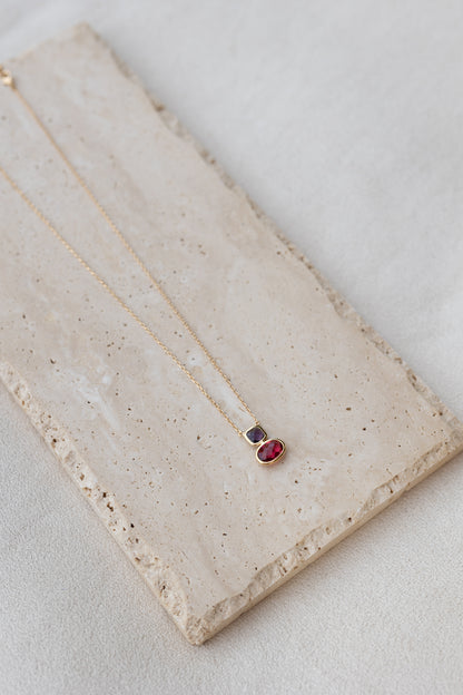 Collier Nora Genat améthyste