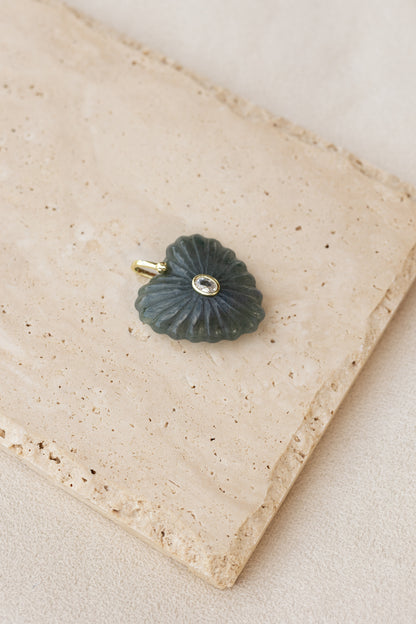 Pendentif Love labradorite