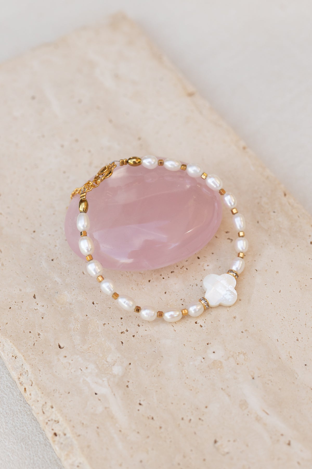 Bracelet Trèfle doré