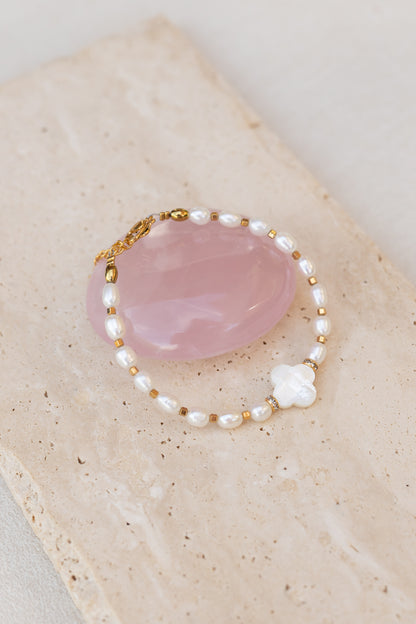 Bracelet Trèfle doré