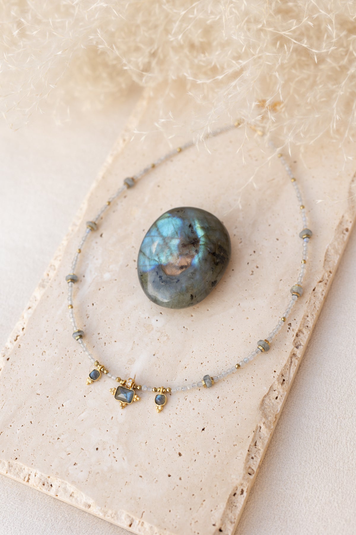 Collier Eden pierre de labradorite