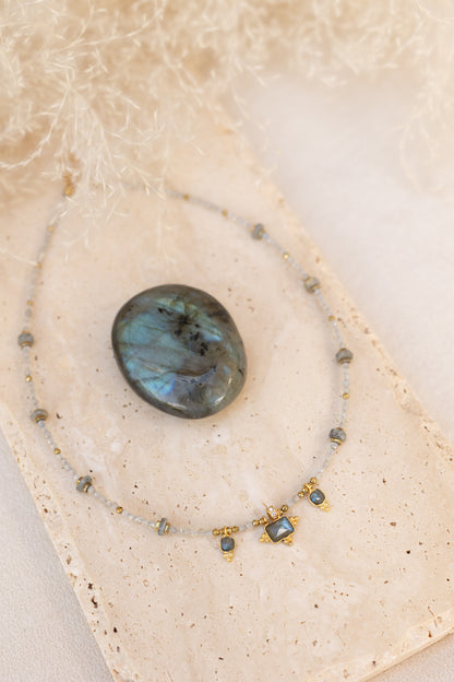 Collier Eden pierre de labradorite