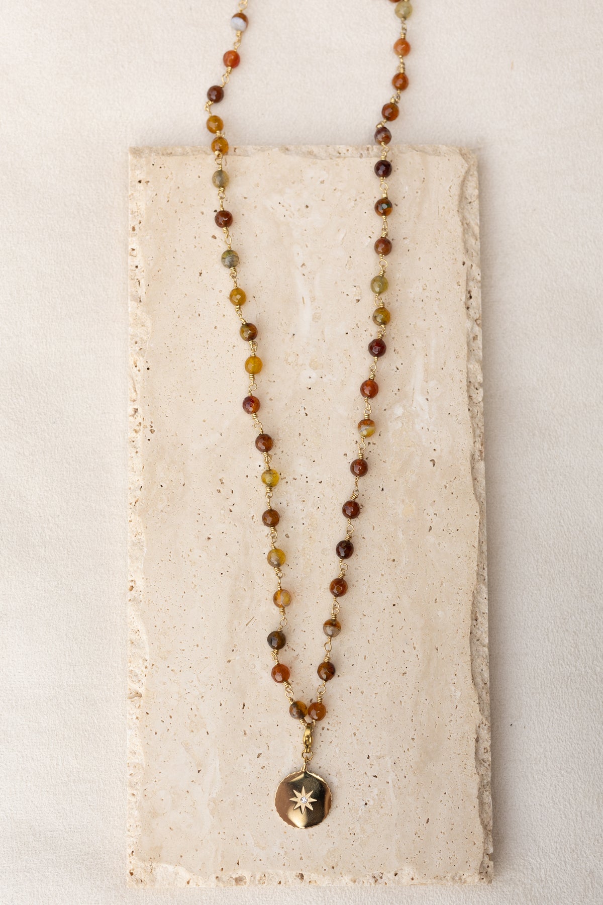 Sautoir Agate
