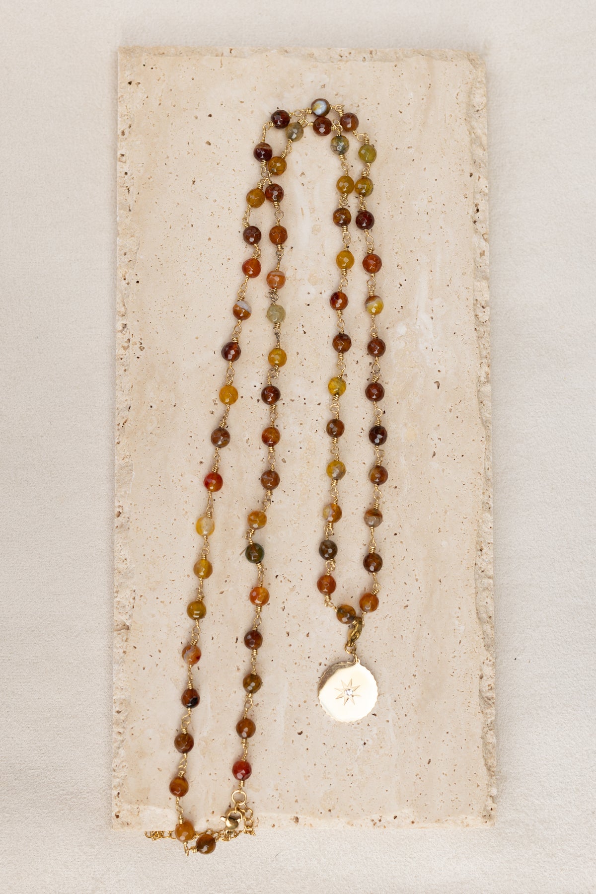 Sautoir Agate