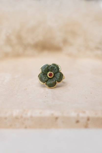 Bague Flore chrysocolle