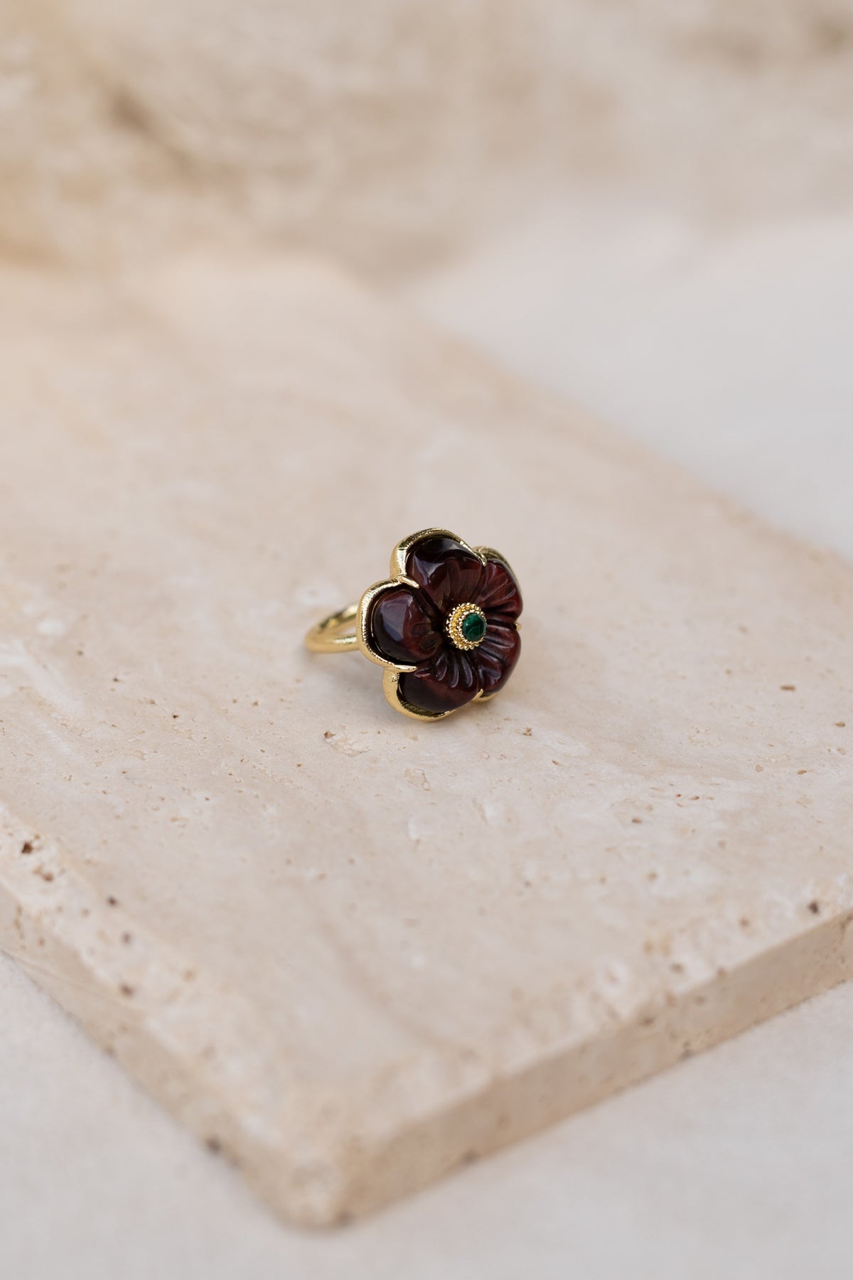 Bague Flore oeil du Taureau