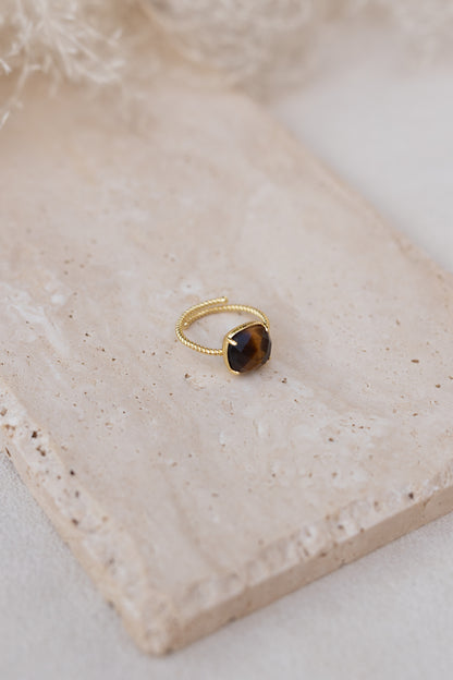 Bague Lilu oeil du tigre