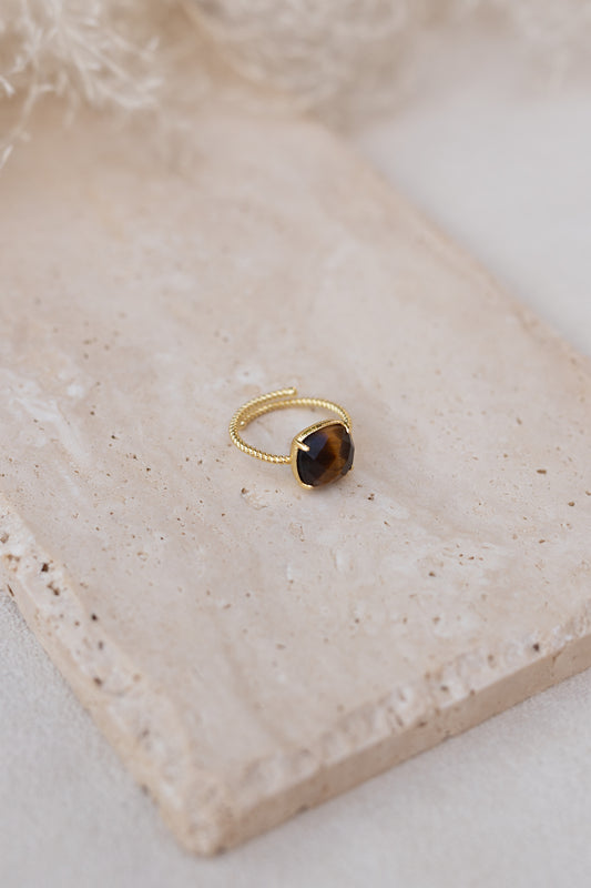 Bague Lilu oeil du tigre