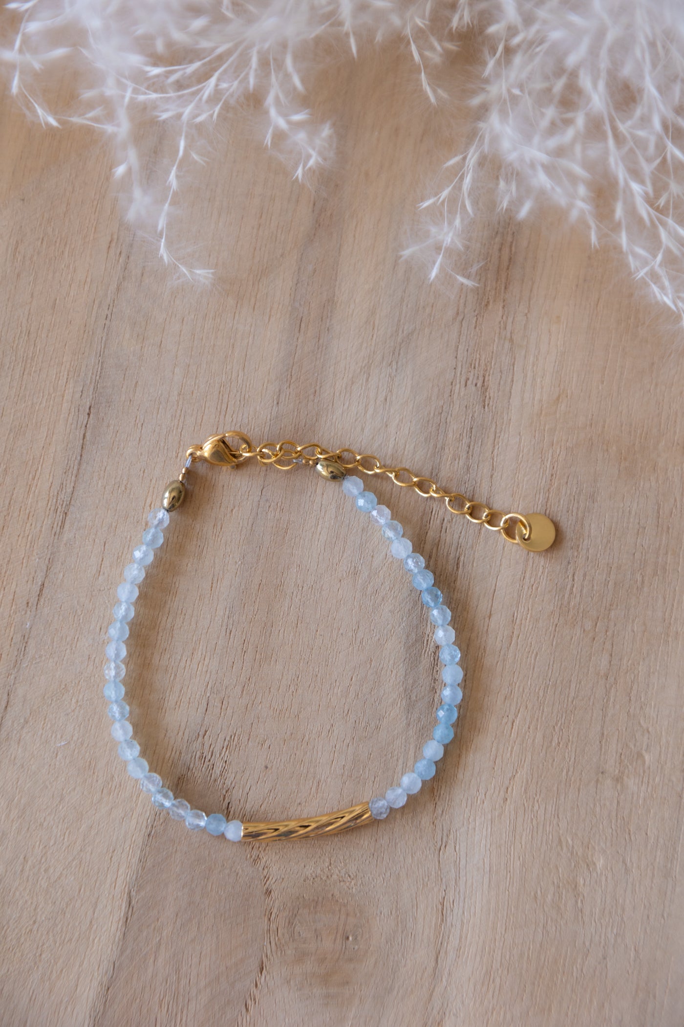 Bracelet Lou Aigue-marine