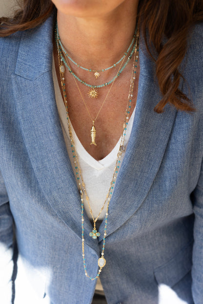 Collier Solane Amazonite