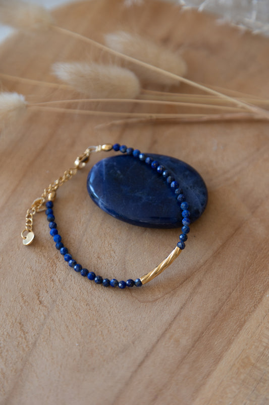 Bracelet Lou pierre Lapis-Lazuli