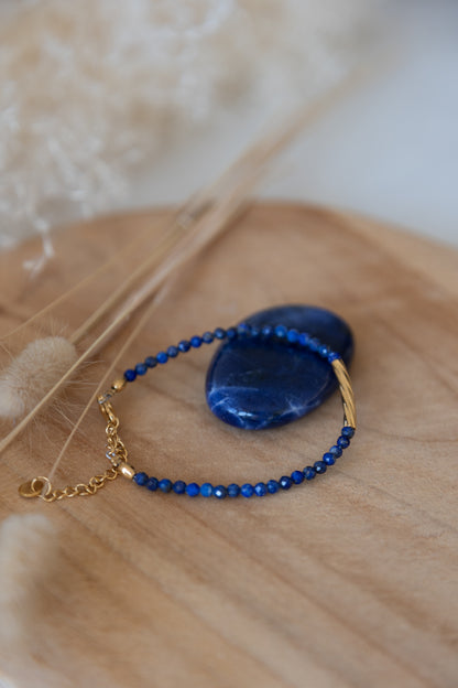 Bracelet Lou pierre Lapis-Lazuli