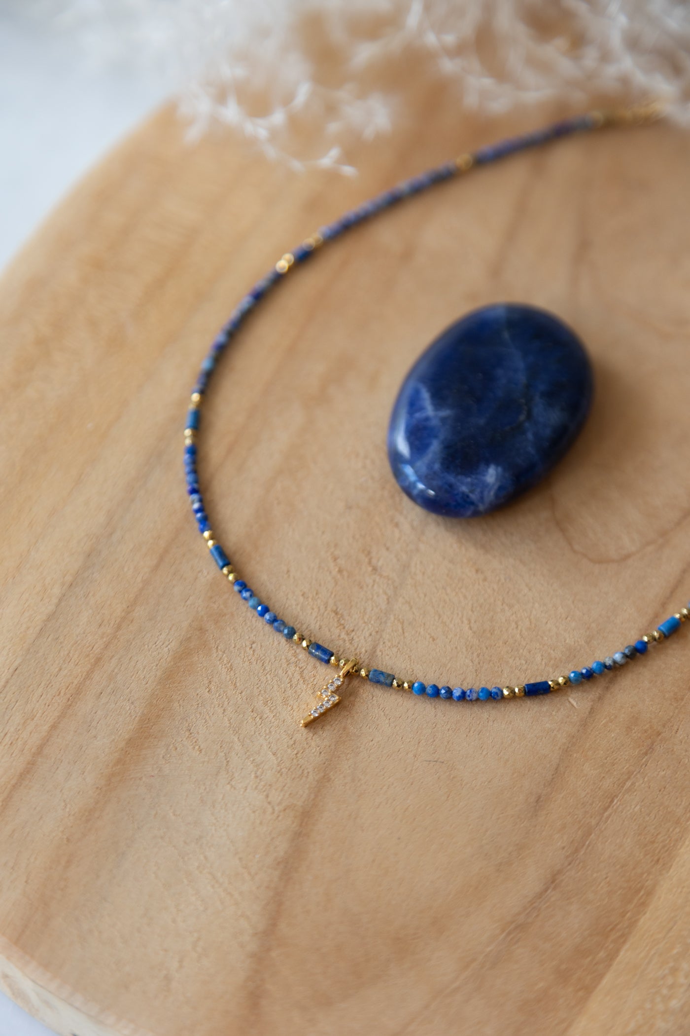 Collier Billie en pierre de Lapis-Lazuli