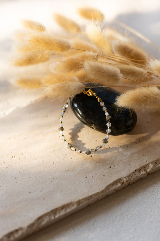 Bracelet pierre labradorite