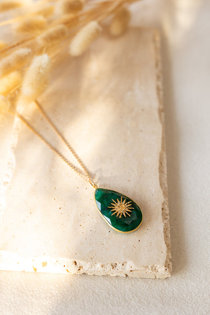 Collier Sun Malachite