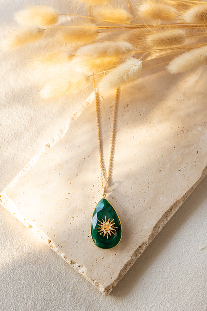 Collier Sun Malachite