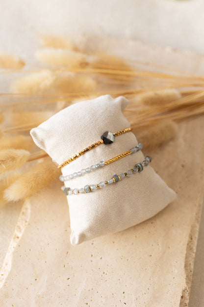 Bracelet pierre labradorite