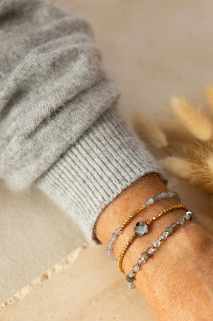 Bracelet pierre labradorite