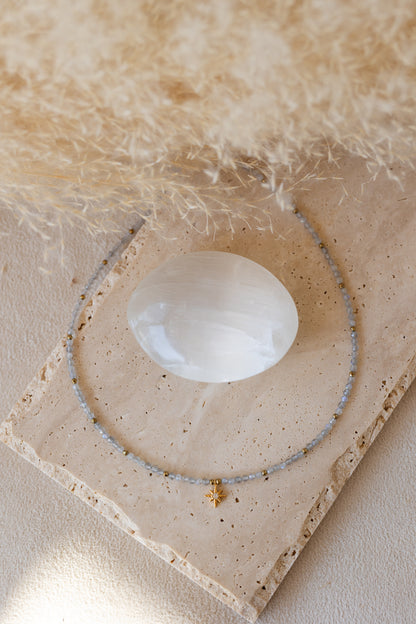 Collier Stella Labradorite Argent