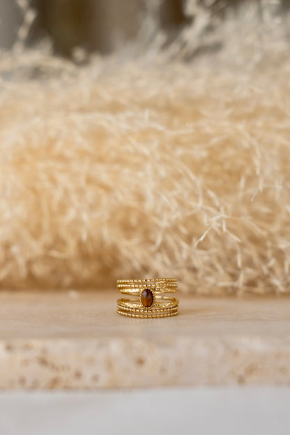 Bague Mayla oeil du tigre