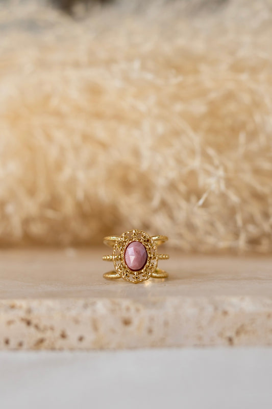 Bague Constance Rhodocrosite