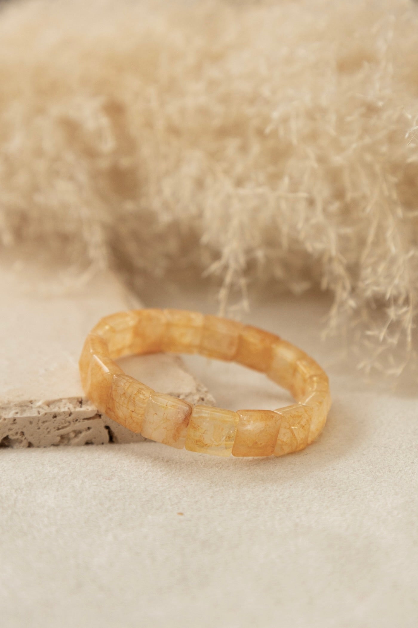 Bracelet  élastique Gemme Citrine