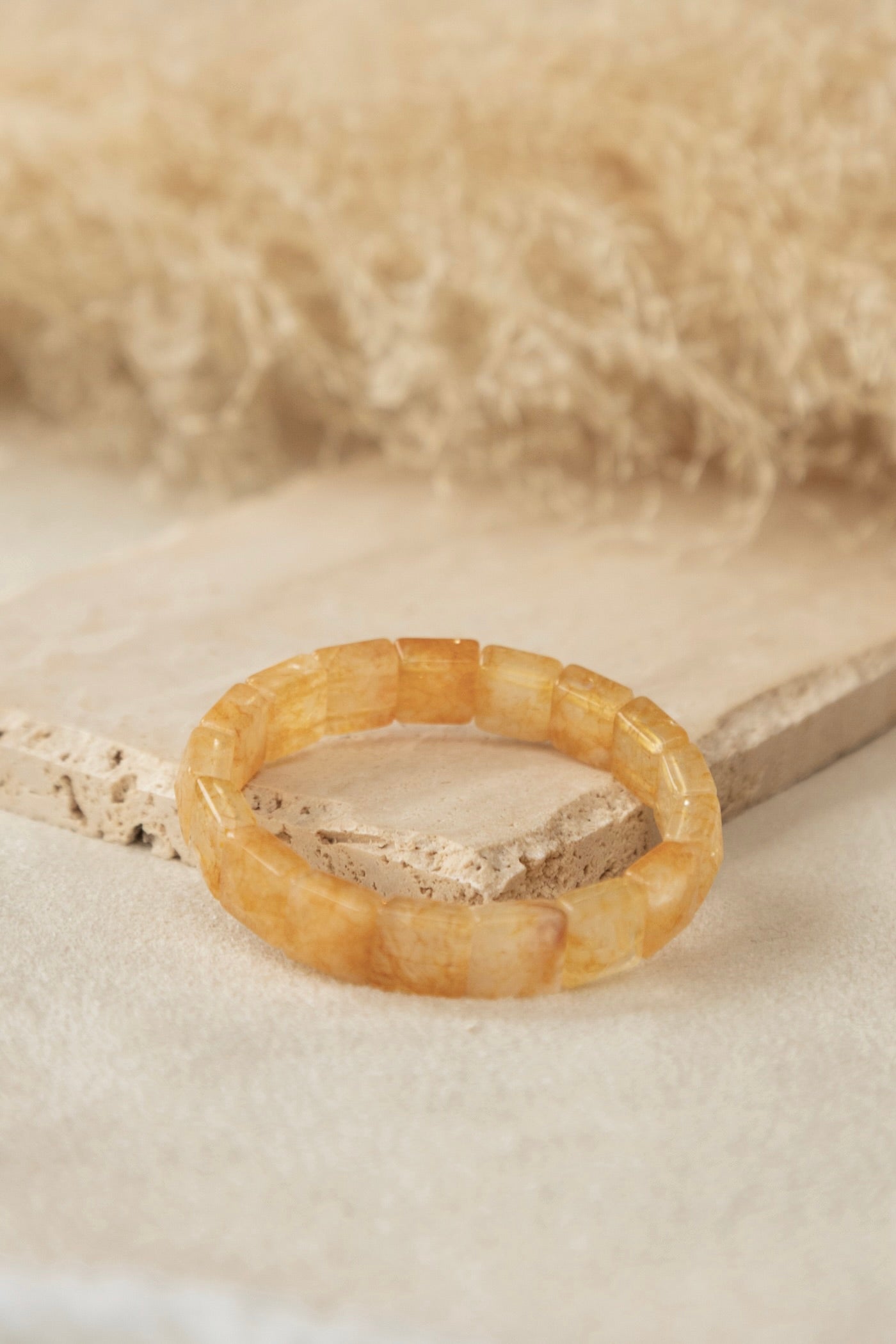 Bracelet  élastique Gemme Citrine