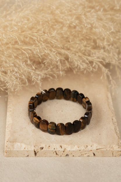 Bracelet élastique Aura oeil du tigre
