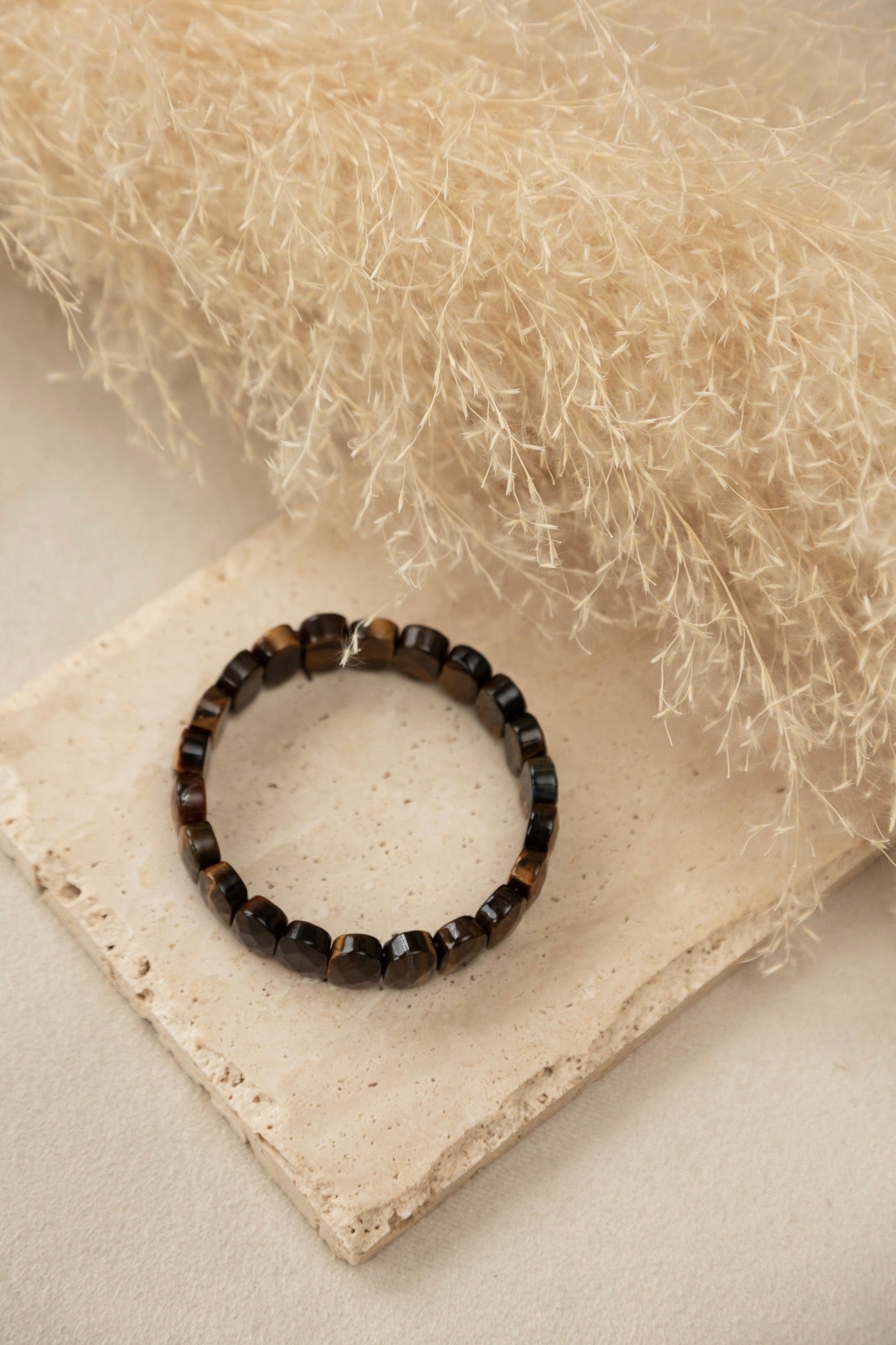 Bracelet élastique Aura oeil du tigre