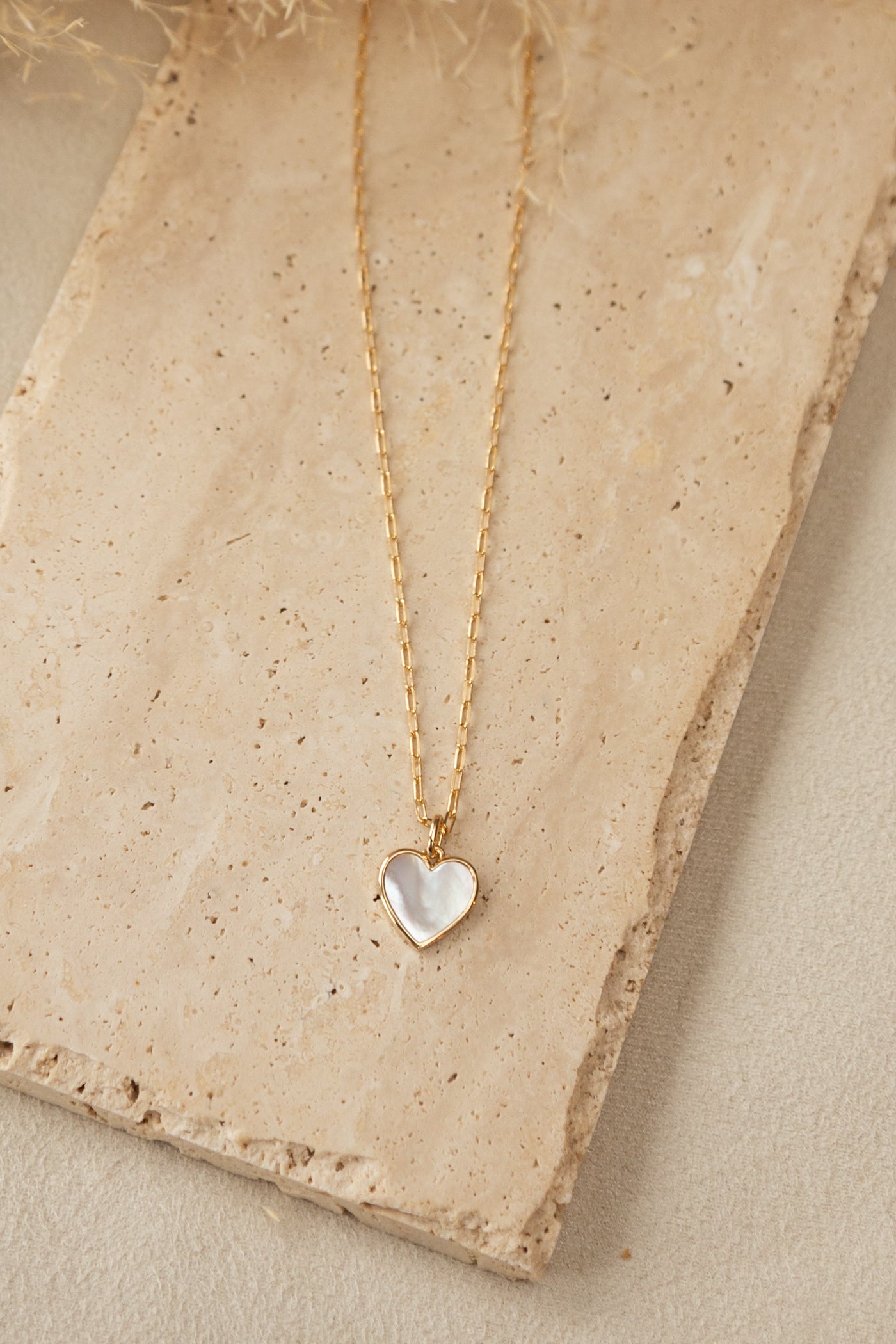 Collier Amore nacre or coeur