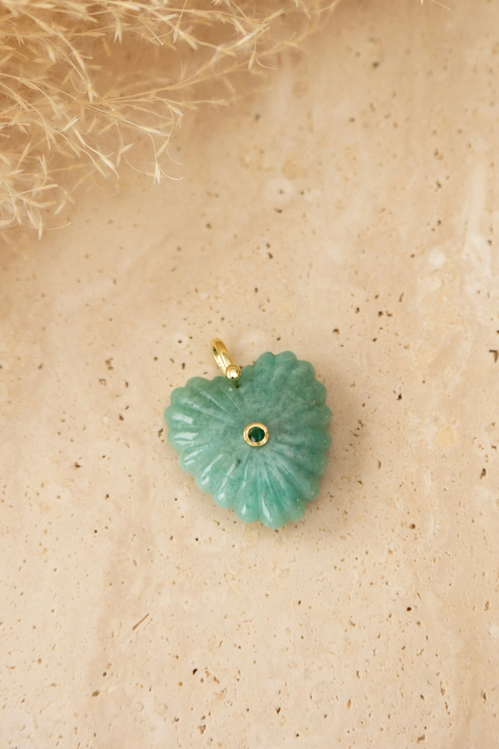 Pendentif Love amazonite
