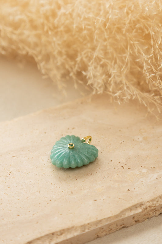 Pendentif Love amazonite