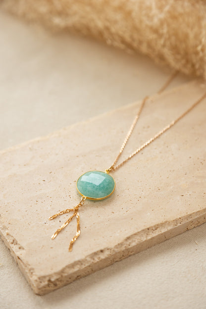Collier Sélène amazonite