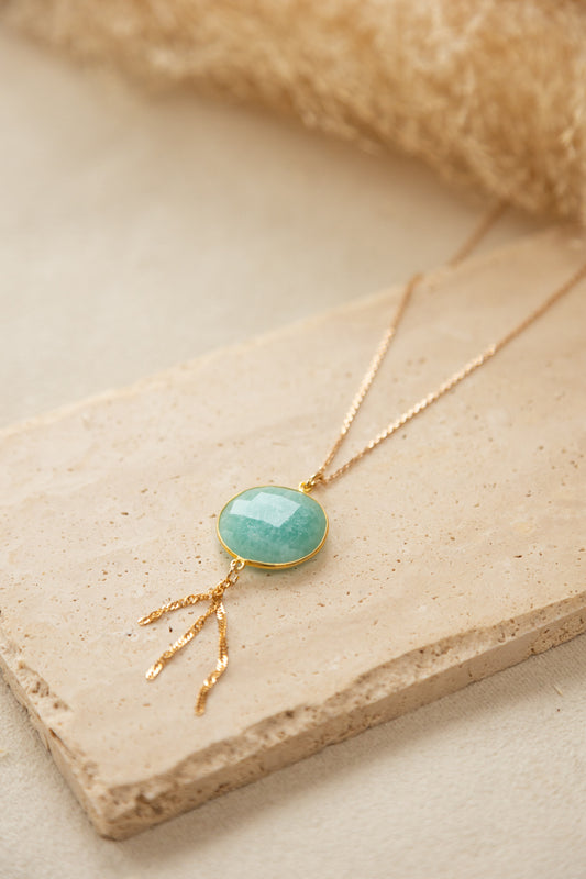 Collier Sélène amazonite