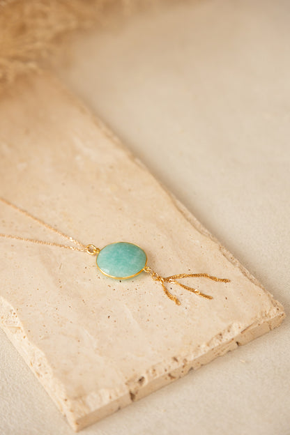 Collier Sélène amazonite