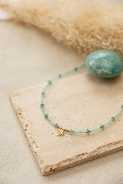 Collier Palmier amazonite
