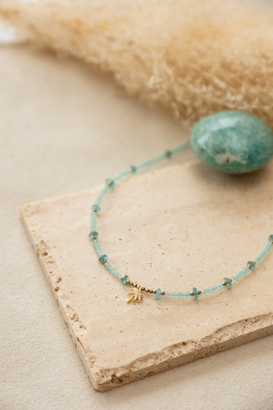 Collier Palmier amazonite