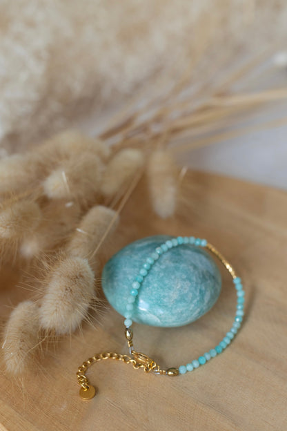 Bracelet Lou pierre Amazonite