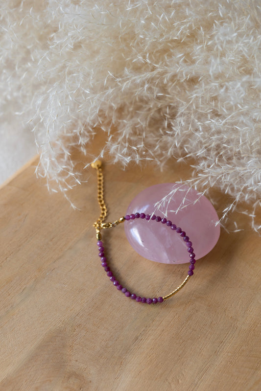Bracelet Lou pierre de Rubis